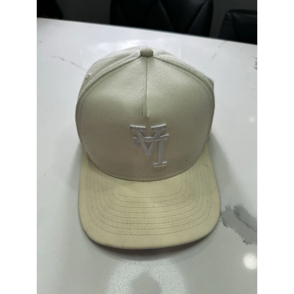 New Era Los Angeles Dodgers 9Fifty Snapback Hat Upside Down LA Beige